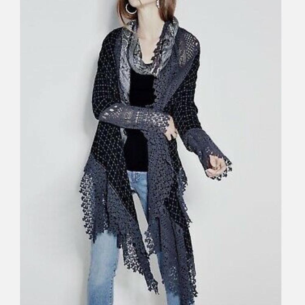 NWT Johnny Was Antoinette Crochet Jacket